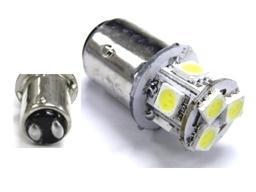 BAY15D LED 8-SMD 5050 lamp 12v wit, Hobby en Vrije tijd, Elektronica-componenten, Nieuw, Ophalen of Verzenden