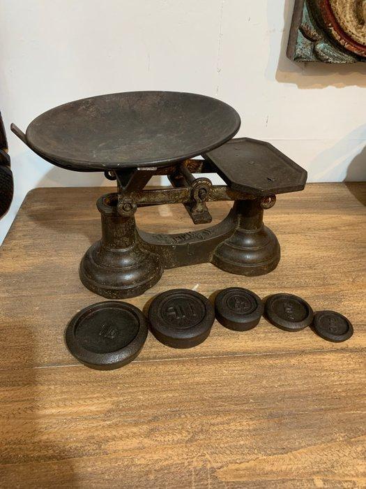 Balans of weegschaal - Gietijzer - Oud Engels, Antiek en Kunst, Antiek | Keukenbenodigdheden