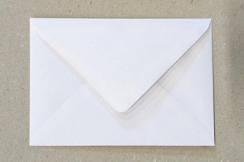 Envelop 11 x 15,6 cm Wit, Hobby en Vrije tijd, Kaarten | Zelf maken, Verzenden