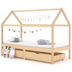 vidaXL Kinderbedframe met lades massief grenenhout 90x200 cm, Kinderen en Baby's, Verzenden, Nieuw