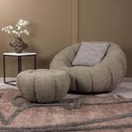 Olivia DLX fauteuil teddy - groen, Huis en Inrichting, Stoelen, Ophalen of Verzenden, Nieuw