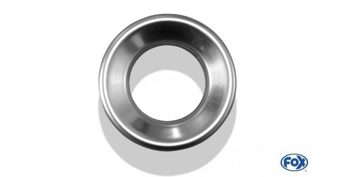 FOX Uitlopende dop voor uitlaatpijp rond Ø114mm - gat: 63mm, Auto-onderdelen, Uitlaatsystemen, Nieuw, Verzenden