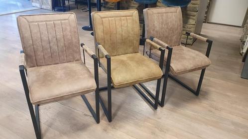 Set van 3x MX Sofa Eetkamerstoel Cielo: 2x pebble, 1x, Huis en Inrichting, Stoelen, Nieuw, Ophalen