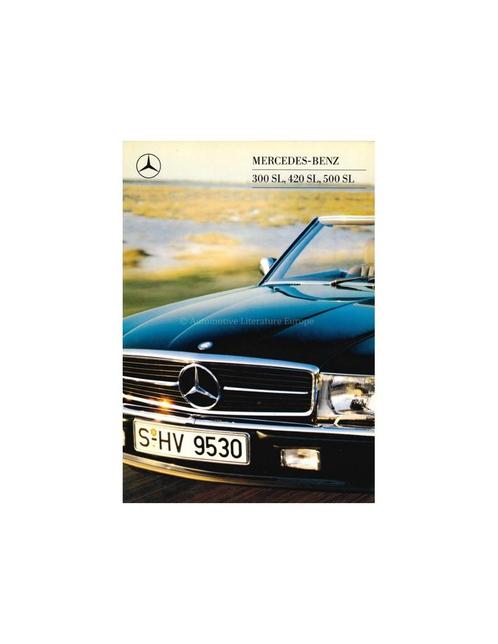 1988 MERCEDES BENZ SL BROCHURE FRANS, Boeken, Auto's | Folders en Tijdschriften