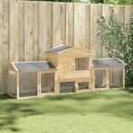 vidaXL Kippenhok Bruin 225 x 60 x 89 cm, Dieren en Toebehoren, Verzenden, Nieuw