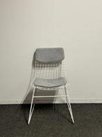 HKliving wire stoel - kantinestoel - wit, Vergader- of Presentatieruimte, Ophalen of Verzenden, Gebruikt, Stoel