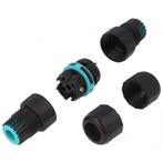 4 aderige kabelverbinder - schroefconnector - waterdicht IP6, Nieuw, Overige typen, Ophalen of Verzenden