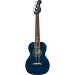 Fender Dhani Harrison Ukulele Sapphire Blue WN elektrisch-ak, Nieuw, Verzenden