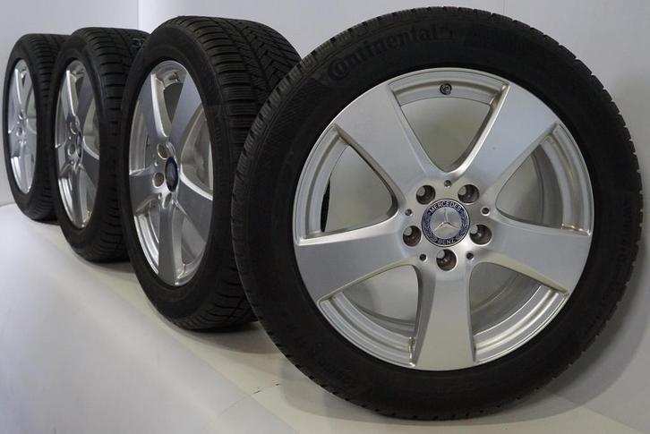 Mercedes C-Klasse W205 S205 C205  17 inch velgen Continental, Auto-onderdelen, Banden en Velgen, Velg(en), Gebruikt, 17 inch, Winterbanden