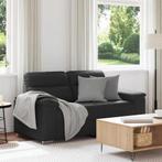 vidaXL Tweezitsbank 120 cm kunstleer zwart, Huis en Inrichting, Banken | Bankstellen, Verzenden, Nieuw, Tweepersoons, Leer