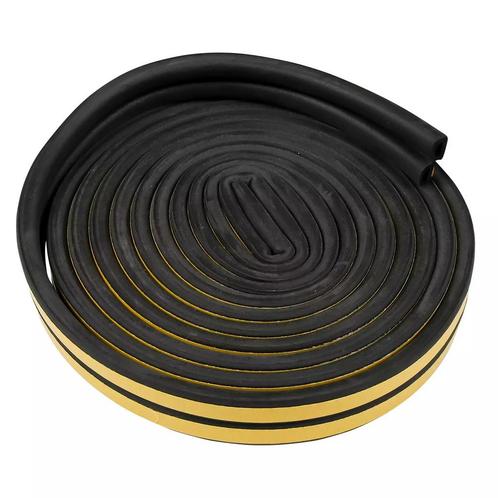 Benson Tochtstrip rubber D-profiel - 2x3 m - zwart - EPDM..., Doe-het-zelf en Verbouw, Isolatie en Afdichting, Nieuw, Ophalen of Verzenden
