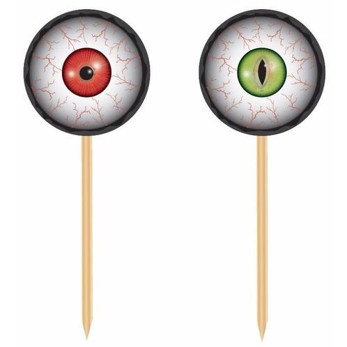 20x Horror cocktailprikkers met oogballen - Halloween tafe.., Hobby en Vrije tijd, Feestartikelen, Verzenden