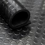 Rubber loper / rubbermat op rol Cirkel 3mm - Breedte 120 cm, Nieuw, Verzenden