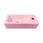 Fontein Best Design Morrano 37x18x9 cm Rechts Mat Roze, Huis en Inrichting, Badkamer | Badkamermeubels, Overige typen, Nieuw, Ophalen of Verzenden