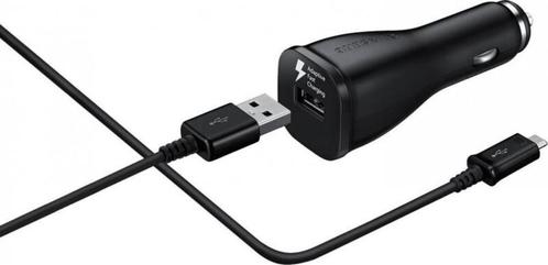 Samsung USB-C Autolader - Fast Charging - Zwart, Telecommunicatie, Mobiele telefoons | Telefoon-opladers, Verzenden