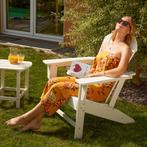 Tuinstoel in Adirondack-design - lichtgrijs, Verzenden, Nieuw