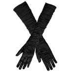 Handschoenen Zwart Geplooid Hollywood, Kleding | Dames, Ophalen of Verzenden, Nieuw