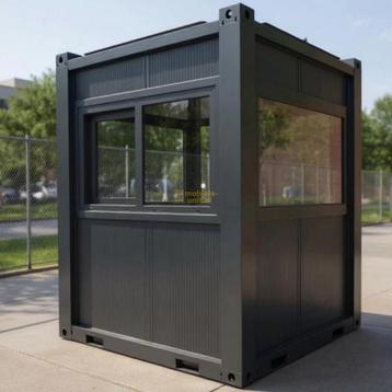 wachthuisje beveiligings unit portiersloge bewakingsunit beschikbaar voor biedingen