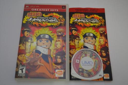 Naruto Ultimate Ninja Heroes (PSP USA), Spelcomputers en Games, Games | Sony PlayStation Portable, Zo goed als nieuw, Verzenden