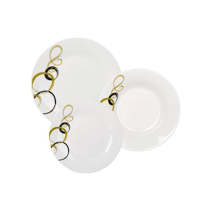 Bella Fiore 18-delige Porseleinen Bordenset – Luxe, Huis en Inrichting, Keuken | Servies, Ophalen of Verzenden