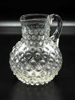 Antique bubble glass pitcher with handle 1860 - Kruik - Glas