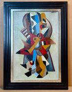 Georges Terzian (1939-2021) - La Paysanne, Antiek en Kunst, Kunst | Schilderijen | Modern
