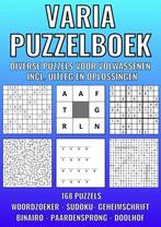 9789464807950 Varia Puzzelboek - Diverse Puzzels voor Vol..., Nieuw, Verzenden, Puzzelboeken & Meer