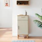 Badkamerkast Ferrersp 80x40x35 cm eikenkleurig havermout en, Verzenden, Nieuw