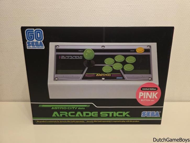 Sega - Astro City Mini - Arcade Stick - Pink Buttons, Spelcomputers en Games, Spelcomputers | Sega, Gebruikt, Verzenden