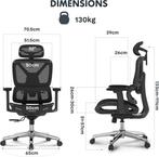 Ergonomische Bureaustoel -  Office Chair - Gamestoel - Volwa, Verzenden, Nieuw