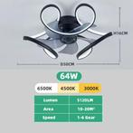 Smart Plafondventilator met LED – APP, Afstandsbediening, Huis en Inrichting, Verzenden, Nieuw