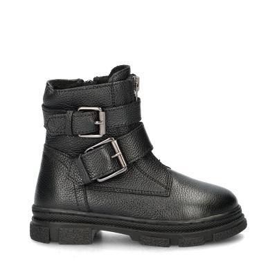 Nelson Kids bikerboots in het Zwart, Kleding | Dames, Schoenen, Lage of Enkellaarzen, Zwart, Nieuw, Verzenden