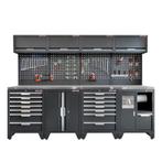 Gereedschapskasten set wandlengte 272 cm. metaal omkleed, Ophalen of Verzenden, Nieuw