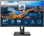 Philips 278B1 - 27 Inch Ultra-HD 4K 3840x2160 - 60Hz IPS 4ms, Computers en Software, Monitoren, Ophalen of Verzenden, Nieuw, Philips