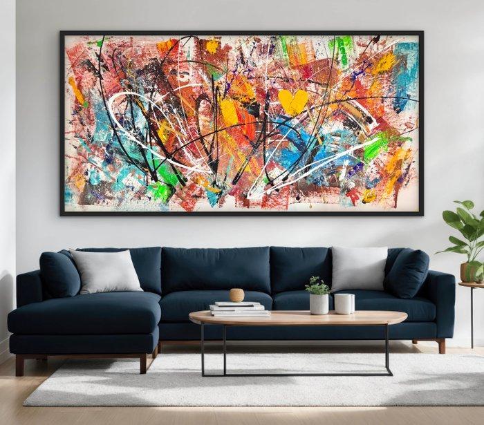 Michele Socionovo - XXL. Portami in un ponte li in alto che, Antiek en Kunst, Kunst | Schilderijen | Modern