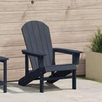 vidaXL Adirondack-stoel Marineblauw 74 x 82 x 92cm Kunststof, Verzenden, Nieuw