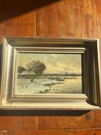 Geijp, Adriaan Marinus (1855-1926) - Paesaggio invernale con, Antiek en Kunst, Kunst | Schilderijen | Klassiek