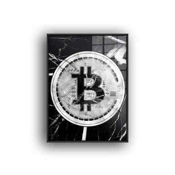 Bitcoin schilderij 50 X 70 CM beschikbaar voor biedingen