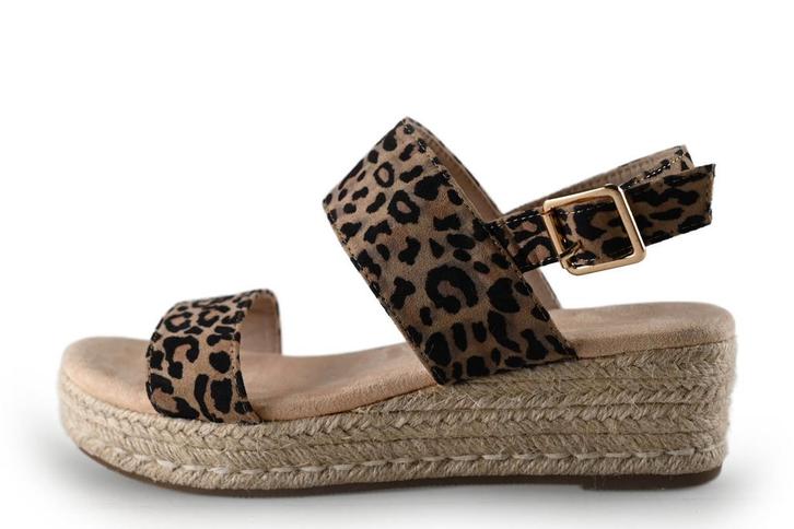 Dolcis Sandalen in maat 38 Panter, Kleding | Dames, Schoenen, Overige kleuren, Zo goed als nieuw, Sandalen of Muiltjes, Verzenden