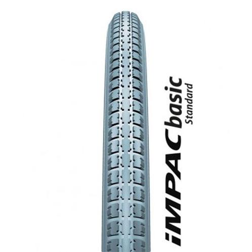 Buitenband 24x1 3/8 (37-540) grijs - blok profiel IMPAC, Diversen, Rolstoelen, Ophalen of Verzenden