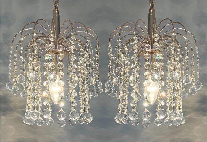 Swarovski - Kroonluchter (2) - Kristal, Bladgoud, Antiek en Kunst, Curiosa en Brocante