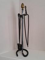Openhaard accessoire - Smeedijzer - Haardset smeedijzer, Antiek en Kunst
