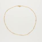 Halsketting - 18 karaat Geel goud Parel, Sieraden, Tassen en Uiterlijk, Kettingen, Nieuw