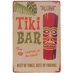 Metalen plaatje - Tiki Bar NIEUW, Ophalen of Verzenden, Nieuw