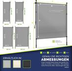 Tillvex® Klemluifel - Balkonluifel - Zonwering - 100x310 cm, Verzenden, Nieuw