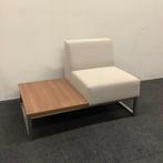 Wachtkamerbank met tafel van Palau, Beige - bruin/ RVS, Zakelijke goederen, Kantoor en Winkelinrichting | Kantoormeubilair en Inrichting