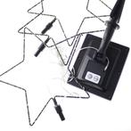 Solar kerstster priklamp op zonne-energie - 3 stervormige pr, Zonne-energie, Kunststof, Verzenden, Minder dan 50 watt