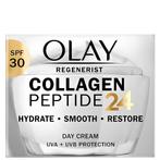 Olay Collagen Peptide 24 Day Cream SPF30 50ml, Verzenden, Nieuw, Gehele gezicht, Verzorging