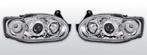 Koplampen Angel Eyes | Ford Escort 1995-2000 | LED |chroom, Auto-onderdelen, Verlichting, Verzenden, Nieuw, Ford