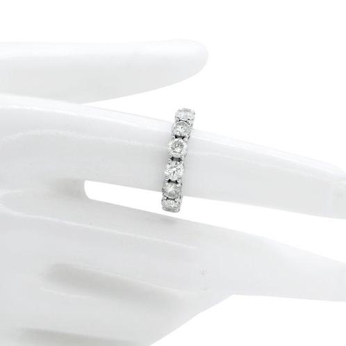 Zonder Minimumprijs - Ring - 14 karaat Witgoud - 4.42ct. tw., Sieraden, Tassen en Uiterlijk, Ringen